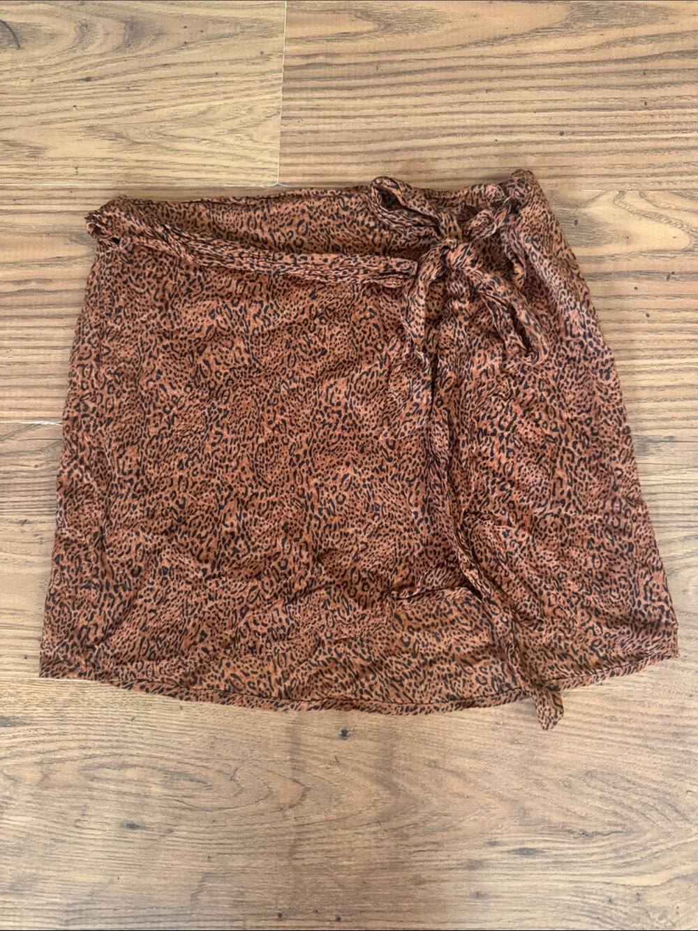 Billabong Leopard Wrap Swimsuit Cover-up Skirt